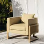 Lounge chairs for hospitalities & contracts - Julius Caned Armchair in Natural Oak Structure - DUISTT