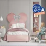 Chambres d'enfants - Crazy Mouse Upholstered Bed - BLUE BEAR