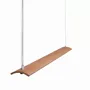 Hanging lights - KITO 120cm oak wood hanging lamp - LUXCAMBRA