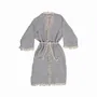 Homewear - Kimono en double gaze de lin GRACE longueur 120 cm - BED AND PHILOSOPHY