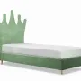 Children's bedrooms - Princess Crown Upholstered Bed - BLUE BEAR