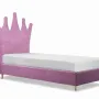 Children's bedrooms - Princess Crown Upholstered Bed - BLUE BEAR