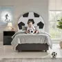 Children's bedrooms - Soccer Ball Upholstered Bed - BLUE BEAR