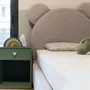 Chambres d'enfants - Teddy Bear Upholstered Bed - BLUE BEAR