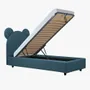 Chambres d'enfants - Teddy Bear Upholstered Bed - BLUE BEAR