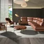 Armchairs - Cognac brown leather armchair - ANGEL CERDÁ