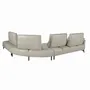 Sofas - Right chaise longue sofa sand leather - ANGEL CERDÁ