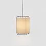 Suspensions - LEWIT suspension de 47cm avec abat-jour en cotonet - LUXCAMBRA