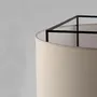 Suspensions - LEWIT suspension de 47cm avec abat-jour en cotonet - LUXCAMBRA