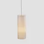 Suspensions - Lampe suspendue LEWIT de 106 cm avec abat-jour en cotonet - LUXCAMBRA