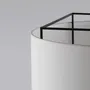 Suspensions - Lampe suspendue LEWIT de 106 cm avec abat-jour en cotonet - LUXCAMBRA