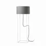 Floor lamps - LEWIT 120cm floor lamp with cotonet shade - LUXCAMBRA