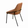 Chairs - Orange leatherette chair - ANGEL CERDÁ