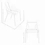 Chairs - Orange leatherette chair - ANGEL CERDÁ