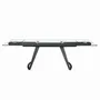 Tables Salle à Manger - Table à manger extensible rectangulaire en verre trempé et acier noir - ANGEL CERDÁ