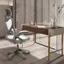 Chaises - Chaise de bureau pivotant tissu gris - ANGEL CERDÁ