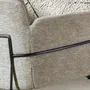 Chaises - Chaise en tissu gris - ANGEL CERDÁ