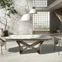 Chaises - Chaise en tissu gris - ANGEL CERDÁ
