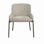 Chairs - Grey fabric and brown velvet chair - ANGEL CERDÁ