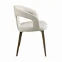 Chairs - Off-white fabric chair - ANGEL CERDÁ