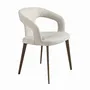 Chairs - Off-white fabric chair - ANGEL CERDÁ