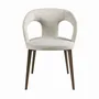 Chairs - Off-white fabric chair - ANGEL CERDÁ