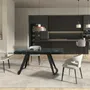 Stools - Light grey fabric stool - ANGEL CERDÁ