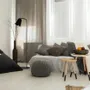Lampadaires - LULA lampadaire en noir de 145cm - LUXCAMBRA