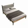 Beds - Dark grey leatherette bed - ANGEL CERDÁ