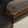 Beds - Dark grey leatherette bed - ANGEL CERDÁ