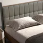 Beds - Dark grey leatherette bed - ANGEL CERDÁ