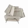 Sofas - 2 seater relaxation sofa in sand leather - ANGEL CERDÁ