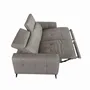 Sofas - 2-seater relaxation sofa in grey leather - ANGEL CERDÁ