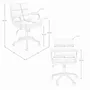 Chaises - Chaise de bureau pivotante en tissu gris - ANGEL CERDÁ