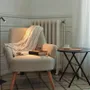 Lampadaires - MANHATTAN lampadaire de 135cm en noir, blanc ou noir et doré - LUXCAMBRA