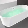Bathtubs - UKIO WHITE Whirlpool Bathtub Bulle L. 175 x W. 75 cm, by SPALINA - SPALINA