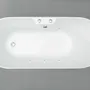 Bathtubs - UKIO WHITE Whirlpool Bathtub Bulle L. 175 x W. 75 cm, by SPALINA - SPALINA