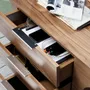 Office furniture and storage - Walnut desk - ANGEL CERDÁ