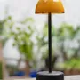 Accessoires de déco extérieure - ABSIDIOLA lampe à poser portable mini avec abat-jour en céramique - LUXCAMBRA