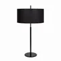 Table lamps - NAUTIC table lamp with white cotton or black cotton shade - LUXCAMBRA