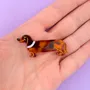 Hair accessories - Dachshund Hair Clip - Coucou Suzette - COUCOU SUZETTE