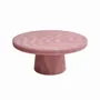 Coffee tables - LL Coffee Table in Pink Epoxy Resin Coffee Table by Facture - TULESTE FACTORY