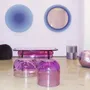 Mirrors - Contemporary Purple Halo Epoxy Resin Mirror by Facture Studio - TULESTE FACTORY