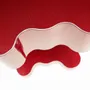 Other tables - Bert Furnari Red Cloudform powder-coated aluminum side table - TULESTE FACTORY