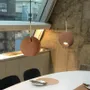 Hanging lights - TERRA cork suspension with black or white structure - LUXCAMBRA
