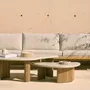 Lawn tables - Boomerang outdoor coffee table - ETHNICRAFT