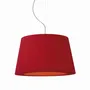 Hanging lights - TOSCANA hanging lamp with lampshade in white, red, beige or black. - LUXCAMBRA