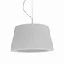 Hanging lights - TOSCANA hanging lamp with lampshade in white, red, beige or black. - LUXCAMBRA