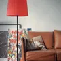 Floor lamps - TOSCANA floor lamp in black with lampshades white, red, beige, black - LUXCAMBRA