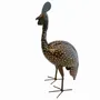 Outdoor decorative accessories - Recycled Metal Sculpture Guinea Fowl 45cm - TERRE SAUVAGE
